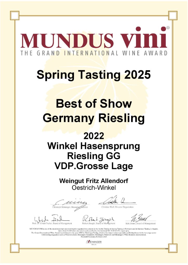 Winkeler Hasensprung Riesling GG – Bild 2